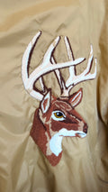 Chenille Deer Embroidered Jacket -L
