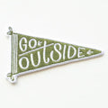 Go Outside Pennant Patch