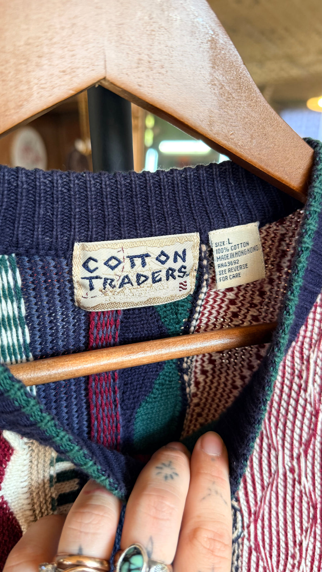 90s Cotton Traders Sweater L