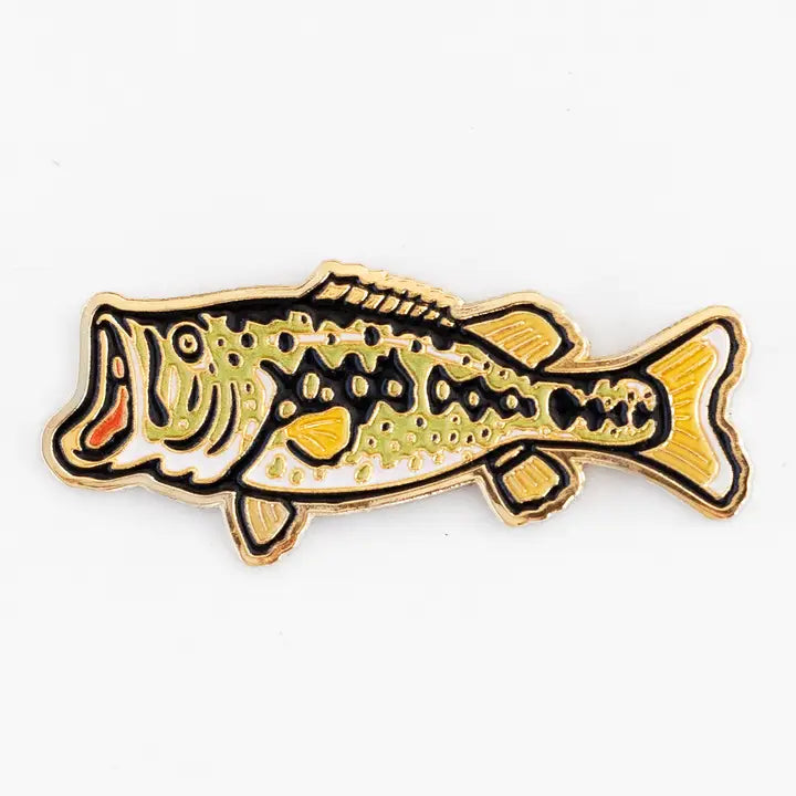 Bass Enamel Pin