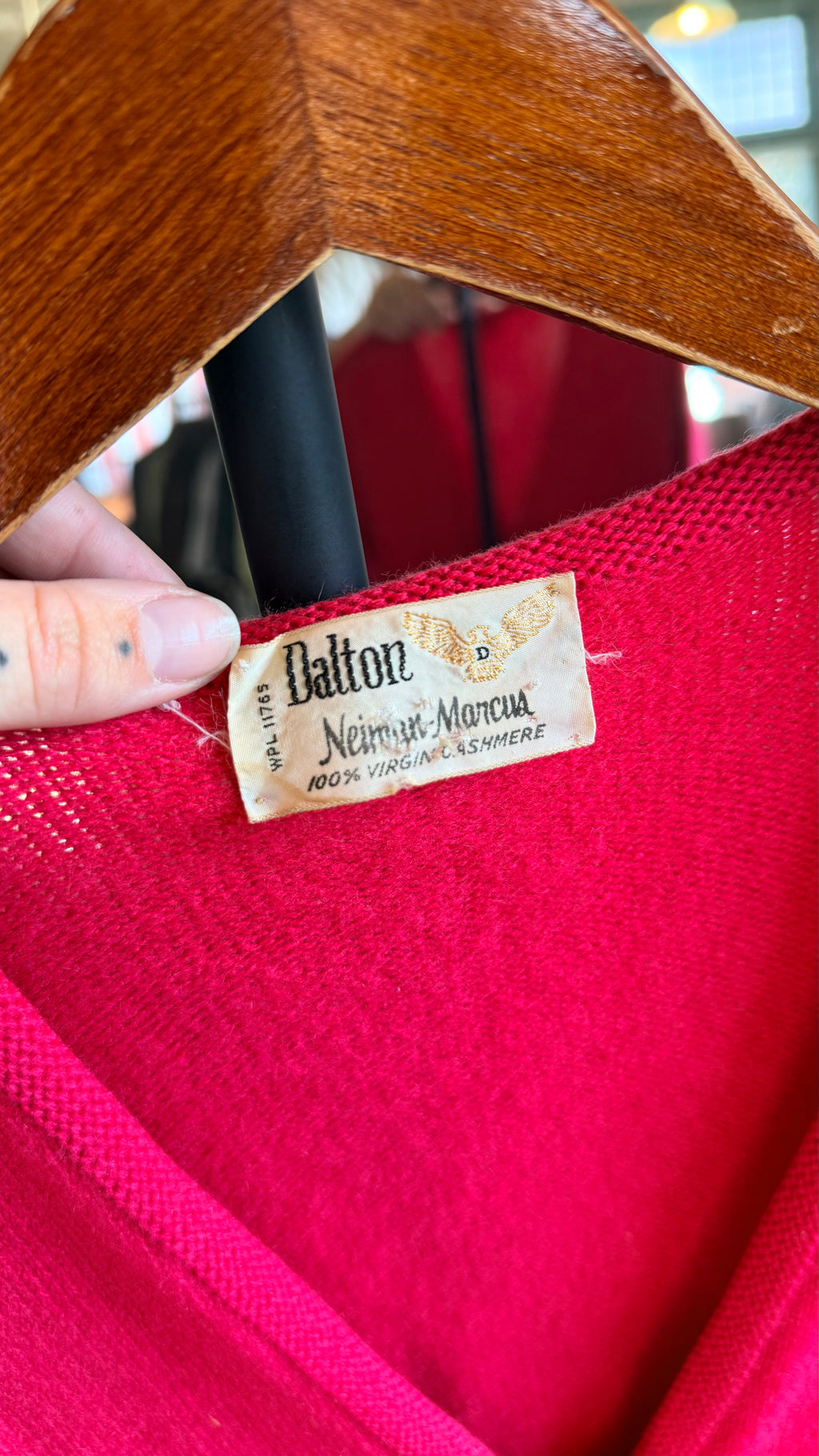Vintage Pink Cardigan Dalton