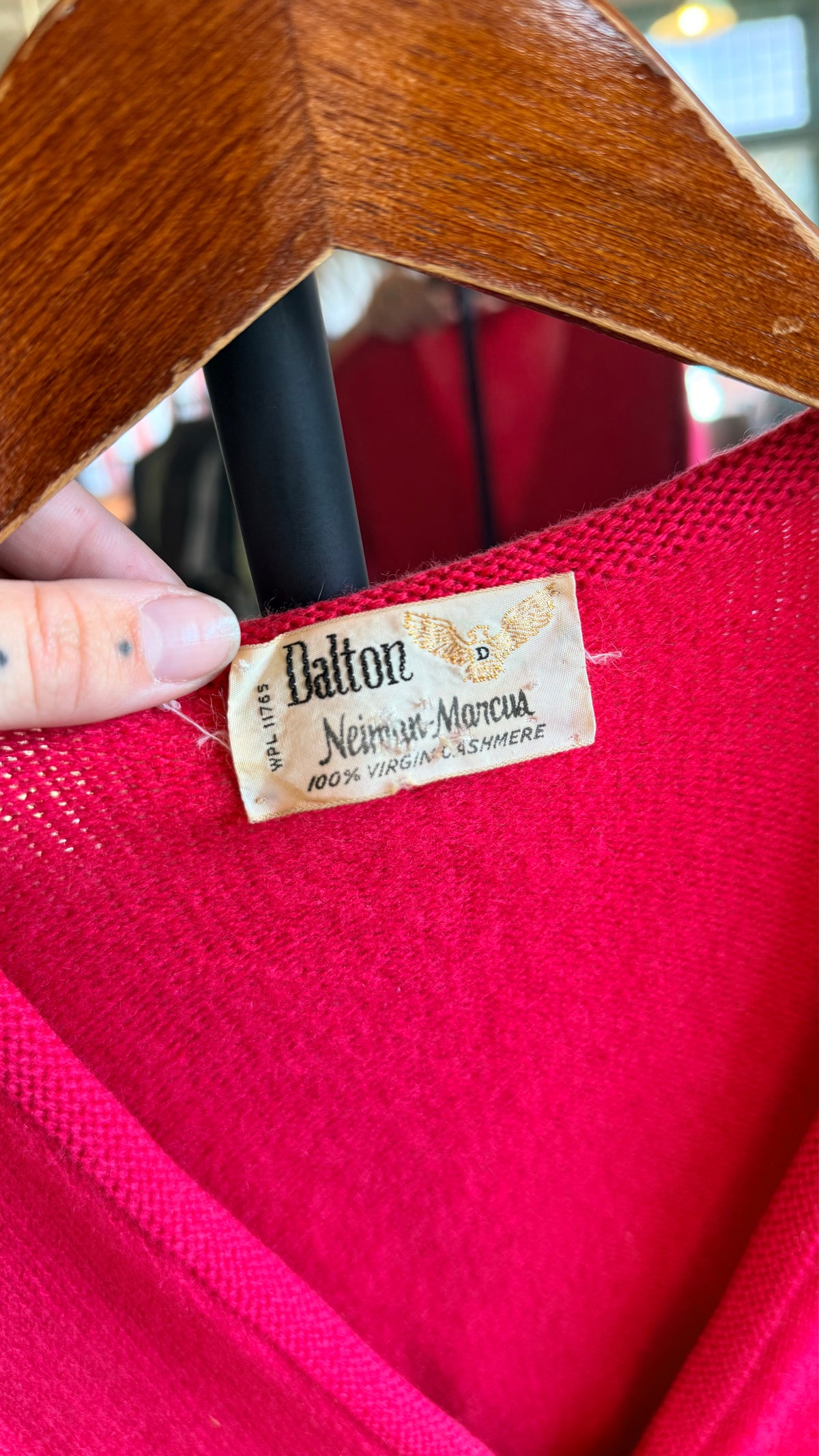 Vintage Pink Cardigan Dalton