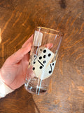 Single Domino Glass