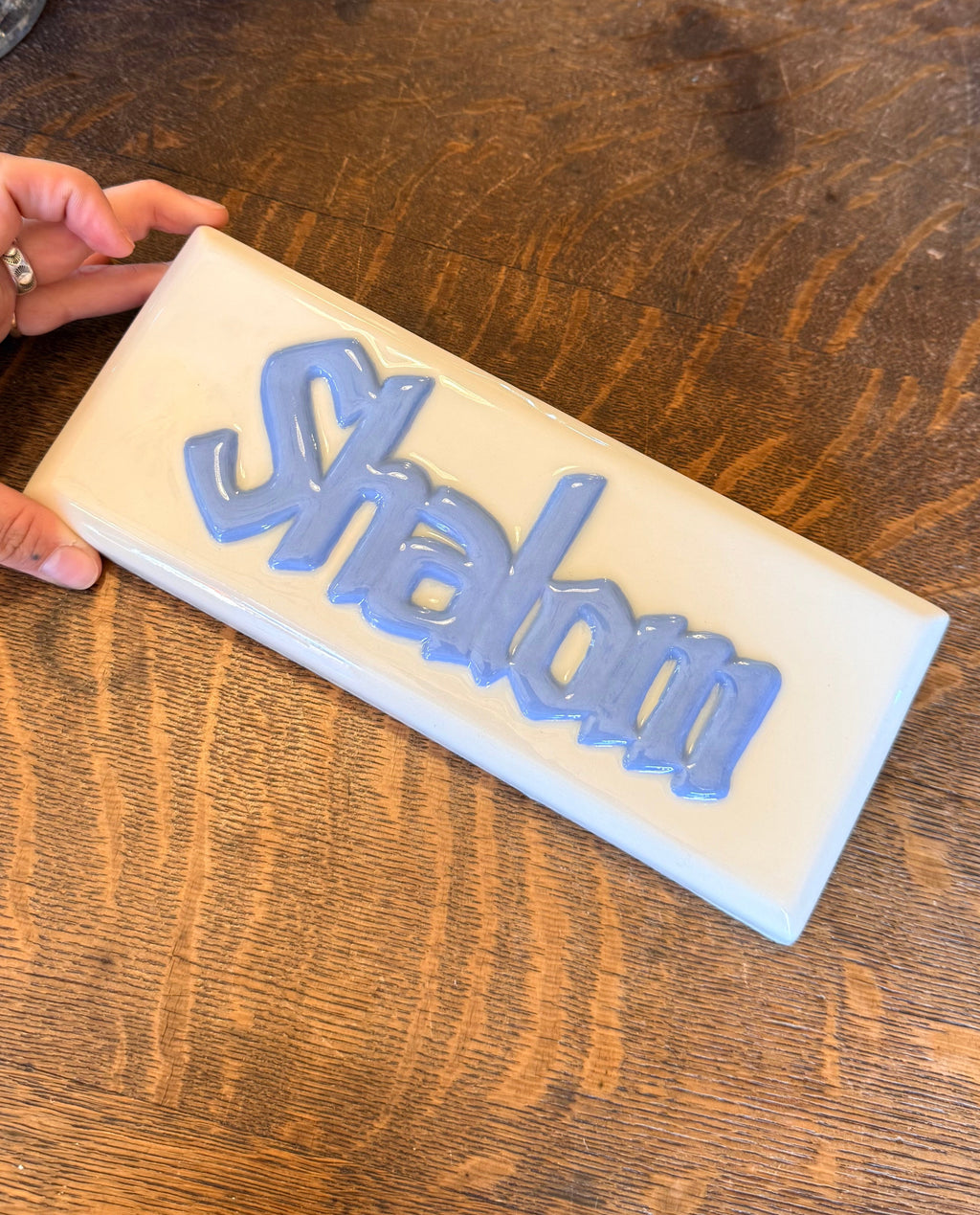 70s Shalom Ceramic Plaque