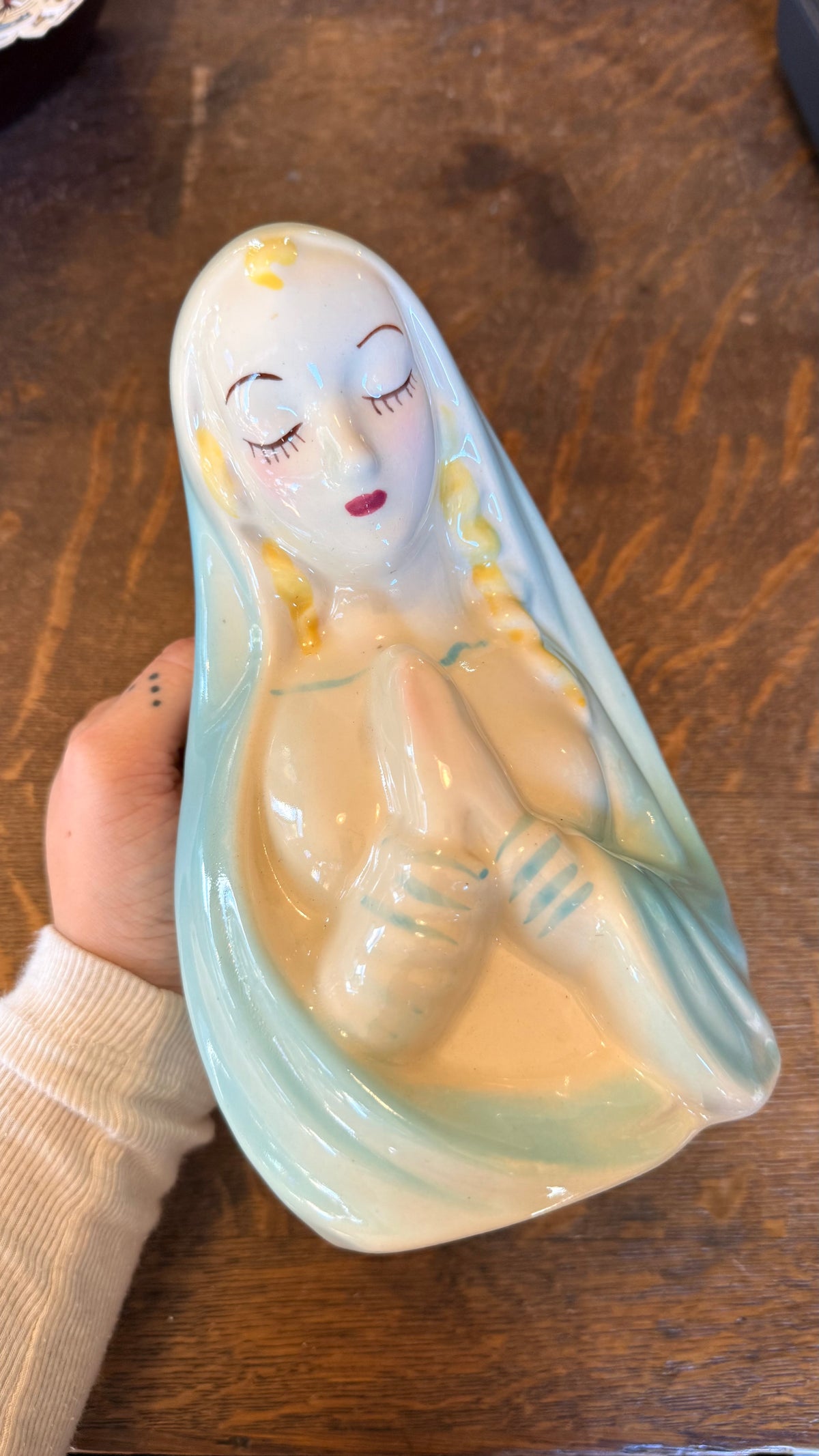 Large Mother Mary Planter