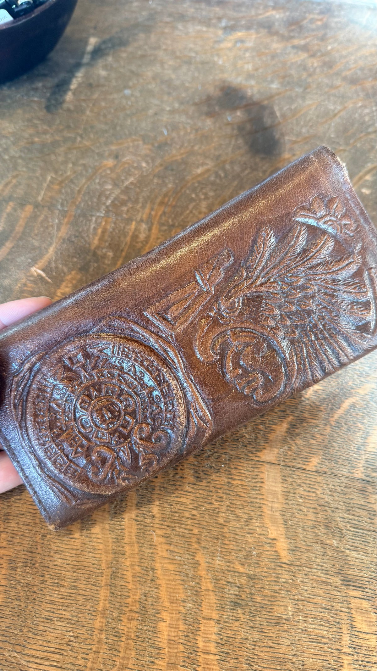 1970s Leather Tooled Wallet