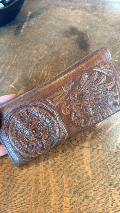 1970s Leather Tooled Wallet