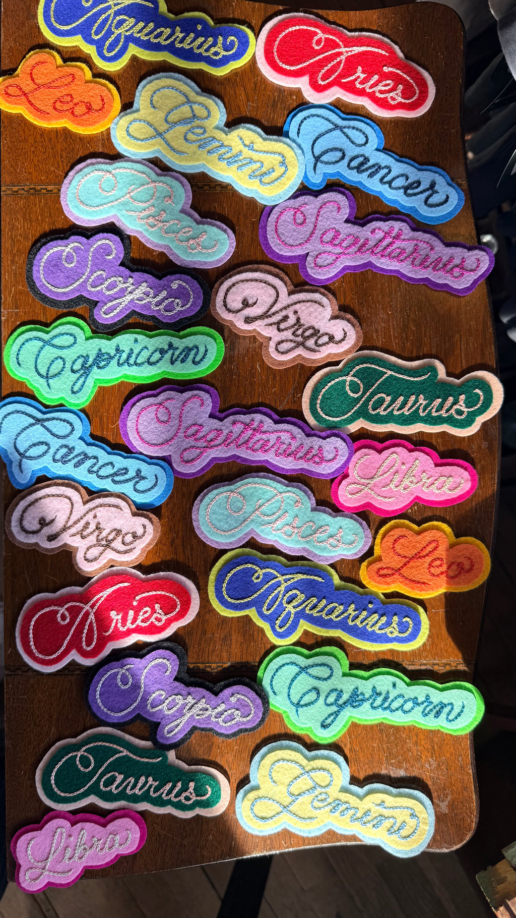 Zodiac Chainstitch Patch