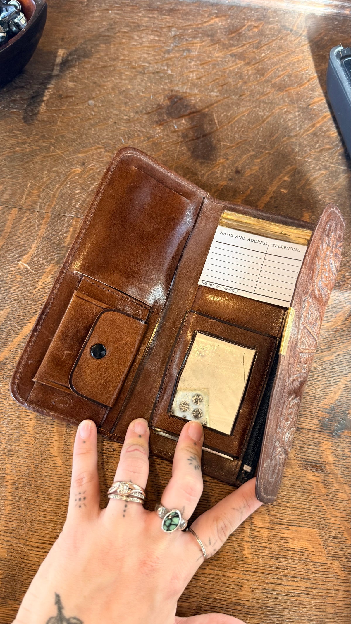 1970s Leather Tooled Wallet