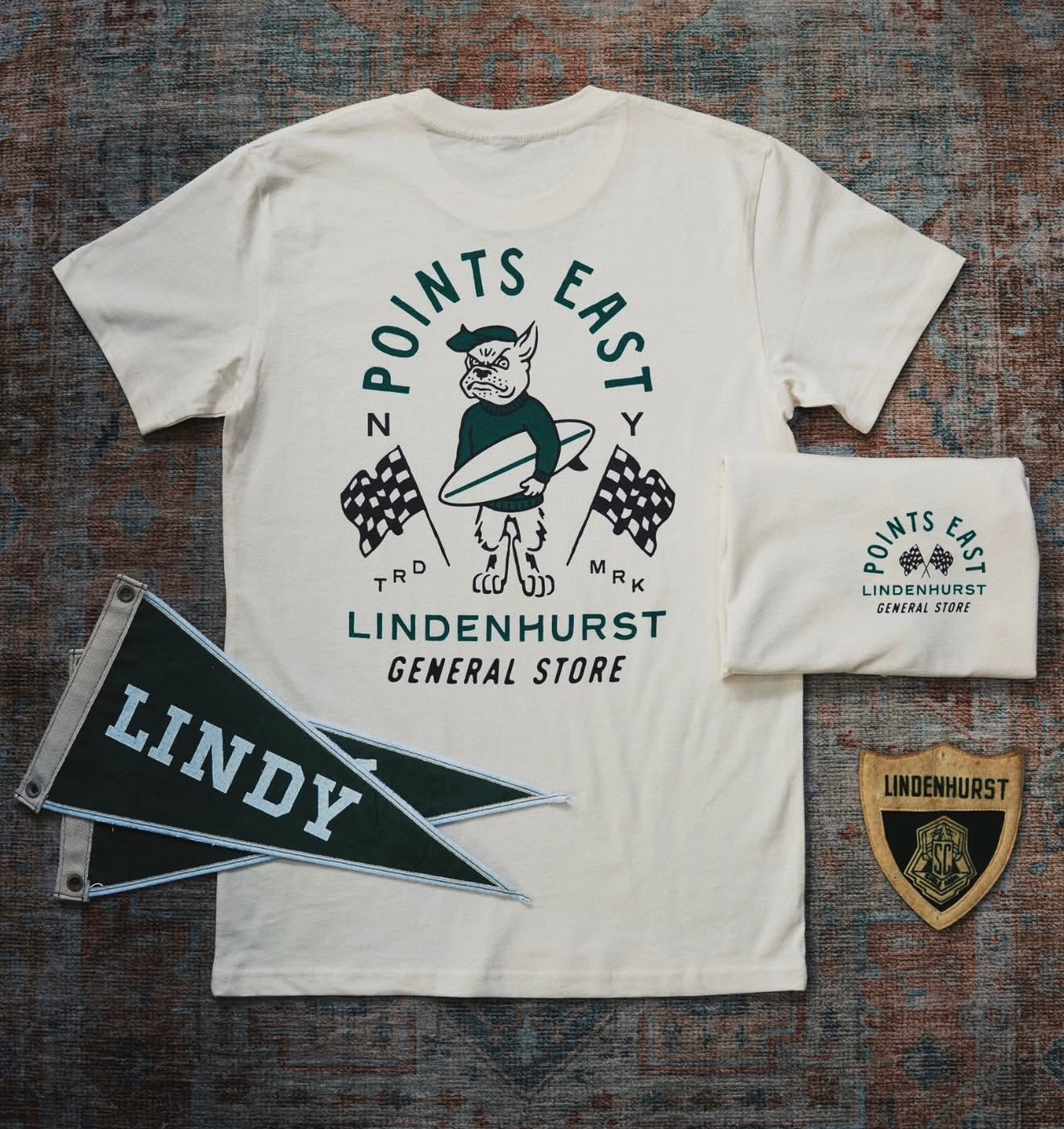 Points East x Lindy General Collab Tee