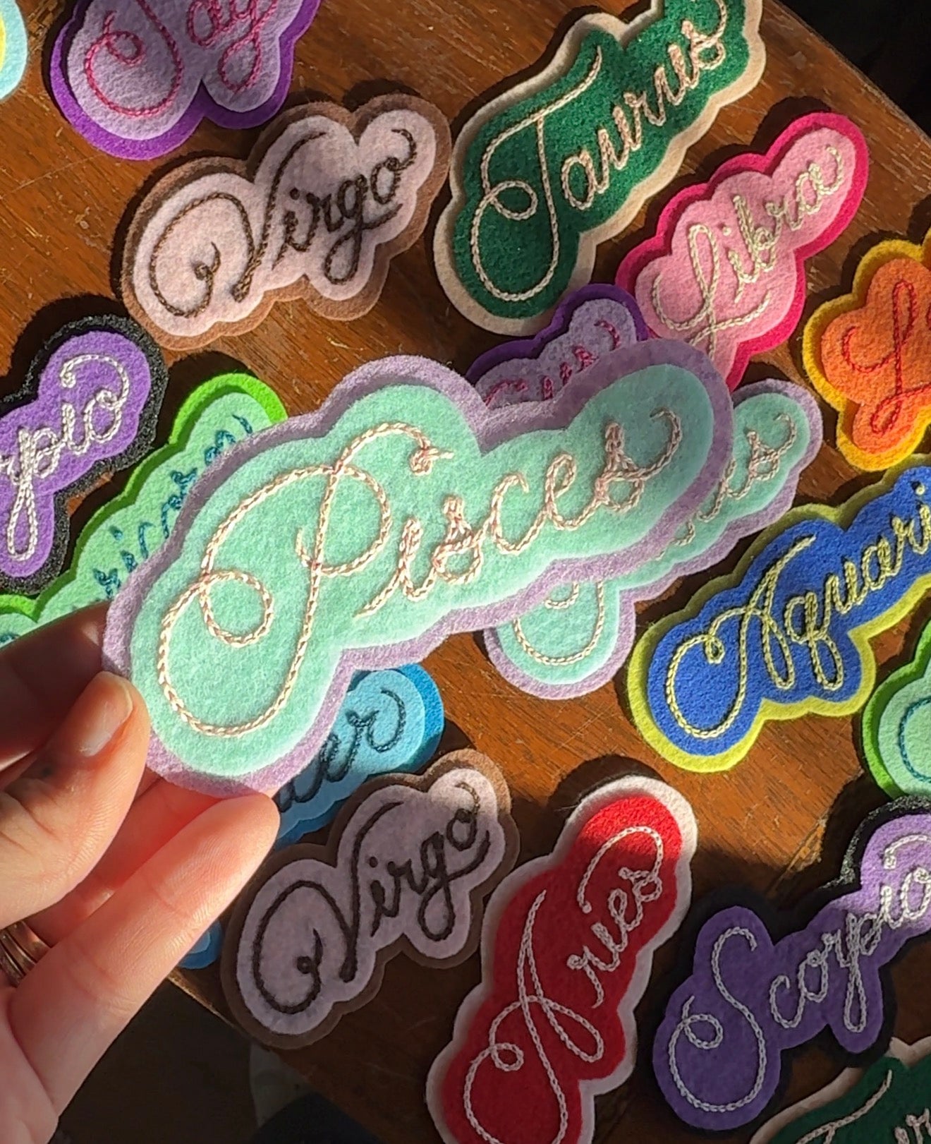 Zodiac Chainstitch Patch