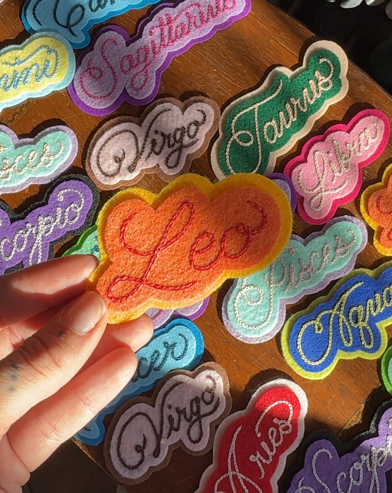 Zodiac Chainstitch Patch