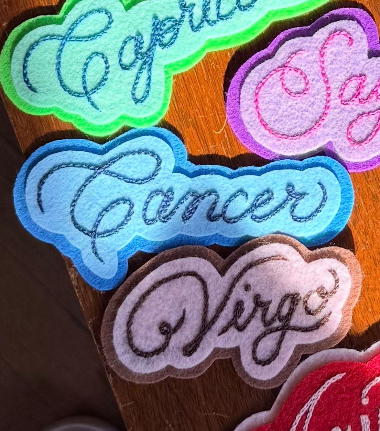 Zodiac Chainstitch Patch