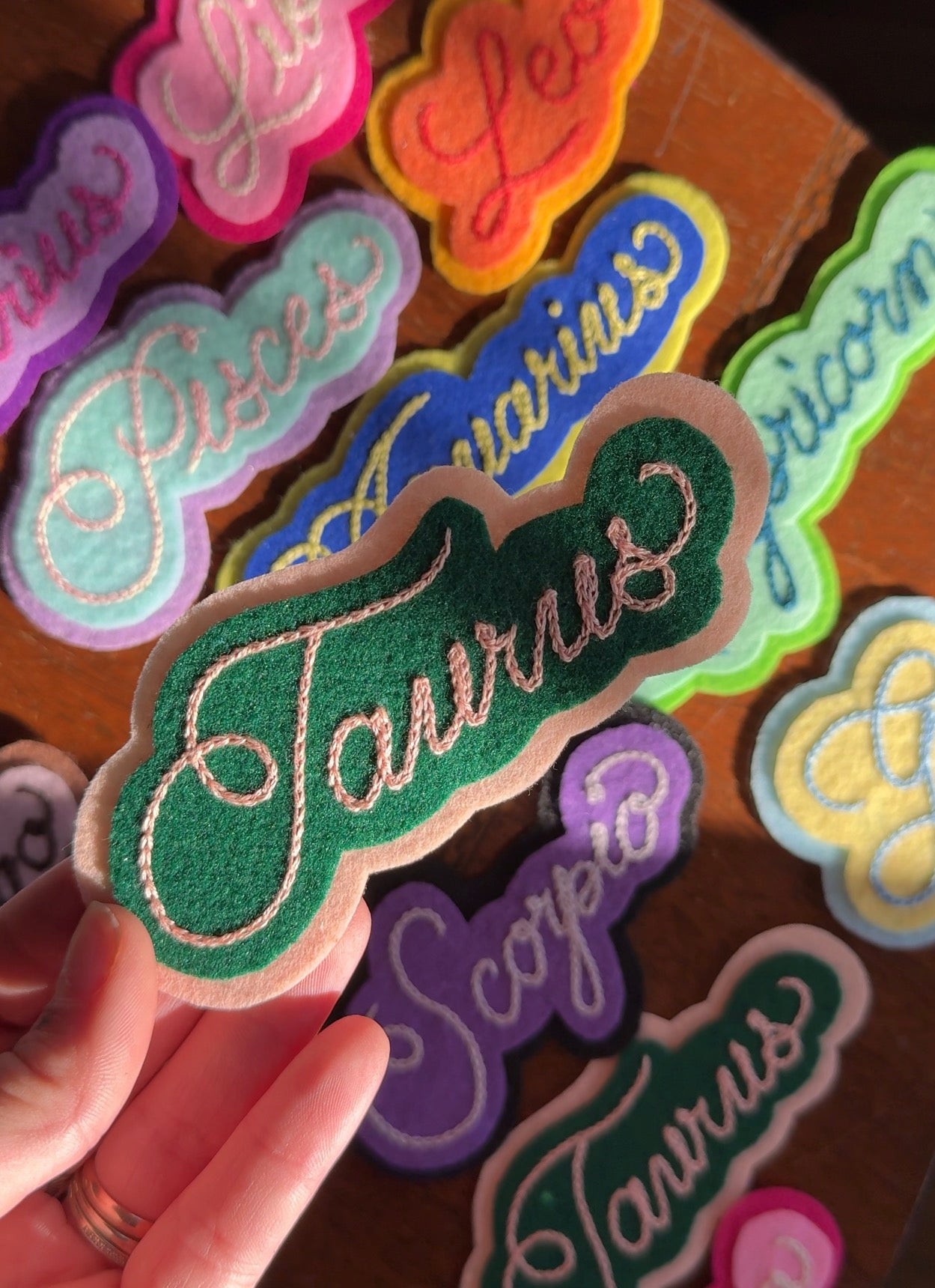Zodiac Chainstitch Patch