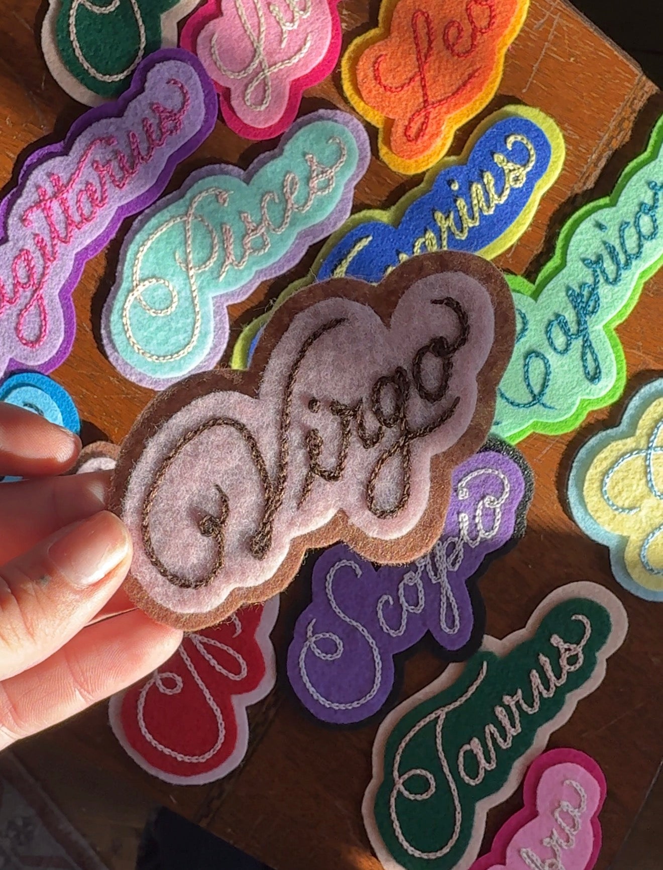Zodiac Chainstitch Patch