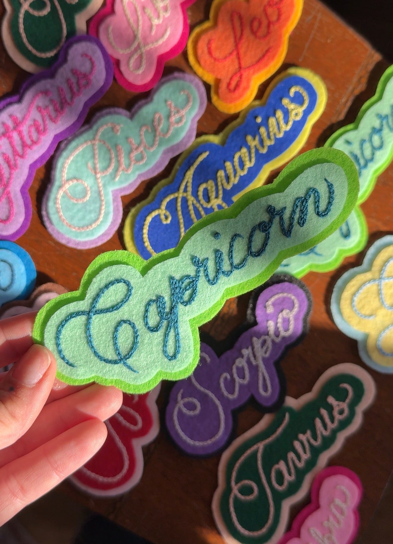 Zodiac Chainstitch Patch