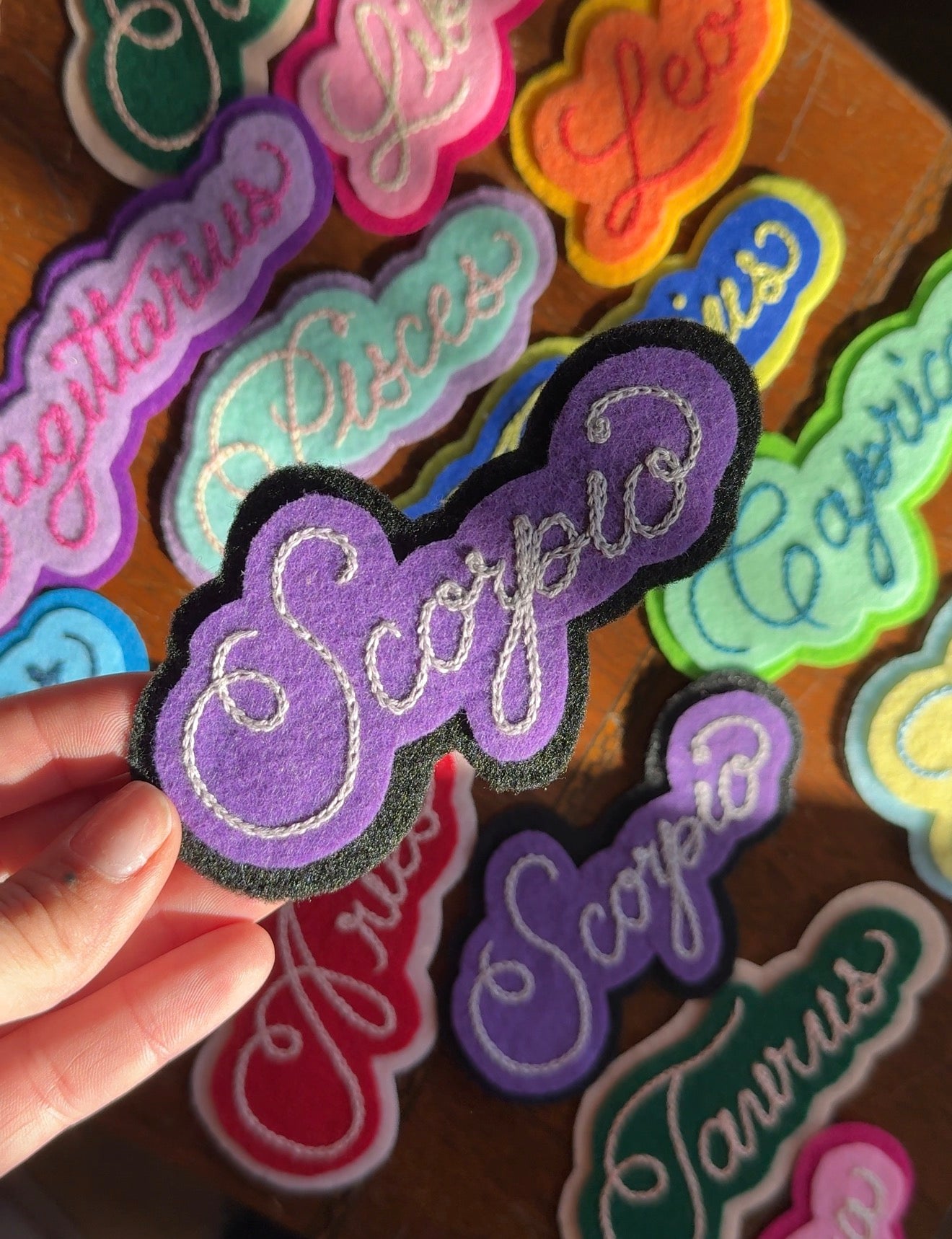 Zodiac Chainstitch Patch