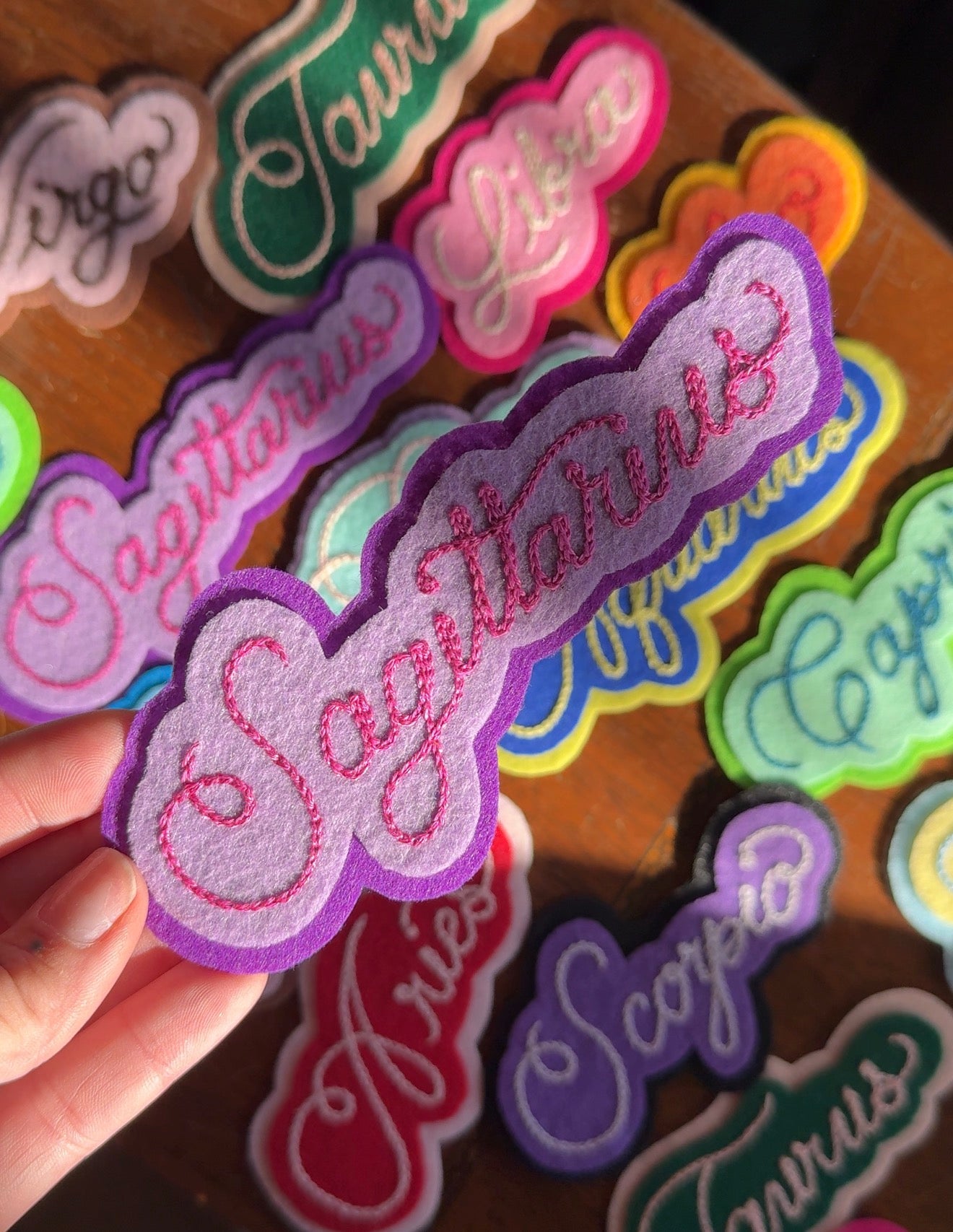 Zodiac Chainstitch Patch