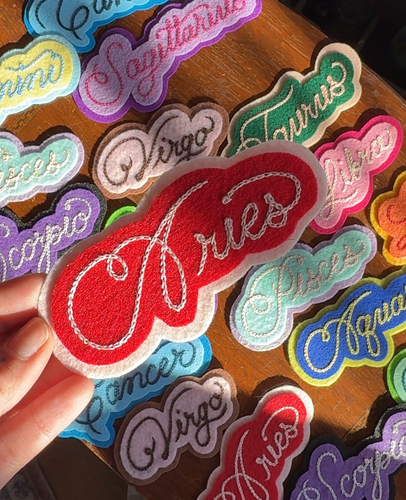 Zodiac Chainstitch Patch