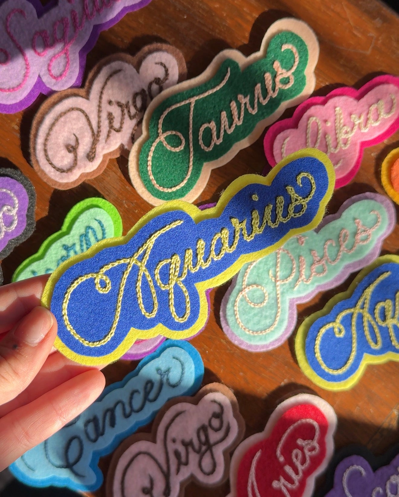 Zodiac Chainstitch Patch
