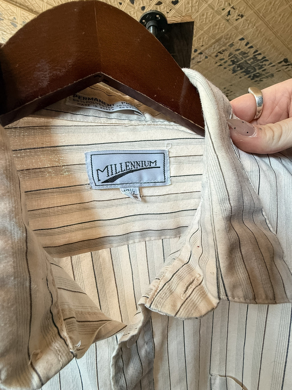 Millennium Lightweight Button down - 17 1/2"