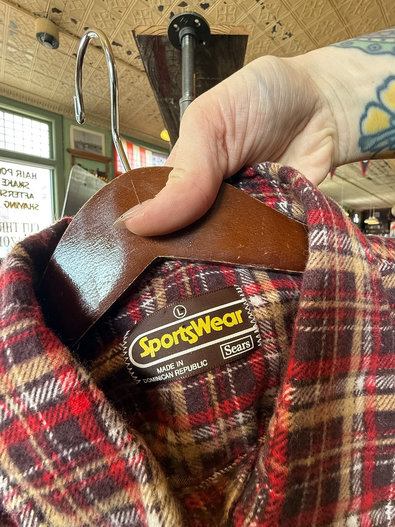 Sears Sportswear Flannel - Large