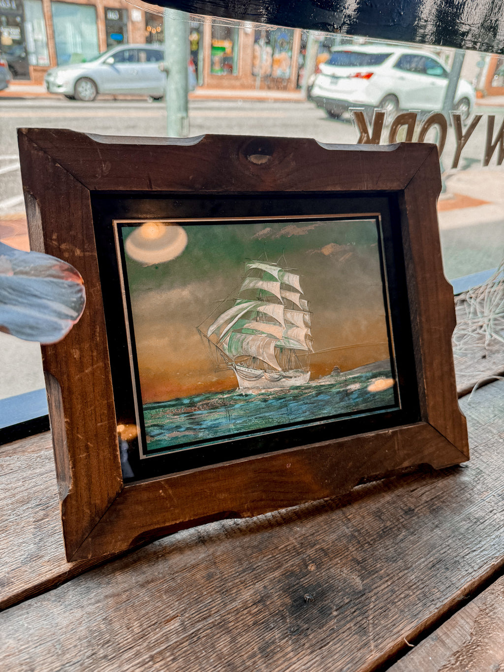 Ship Foil Painting