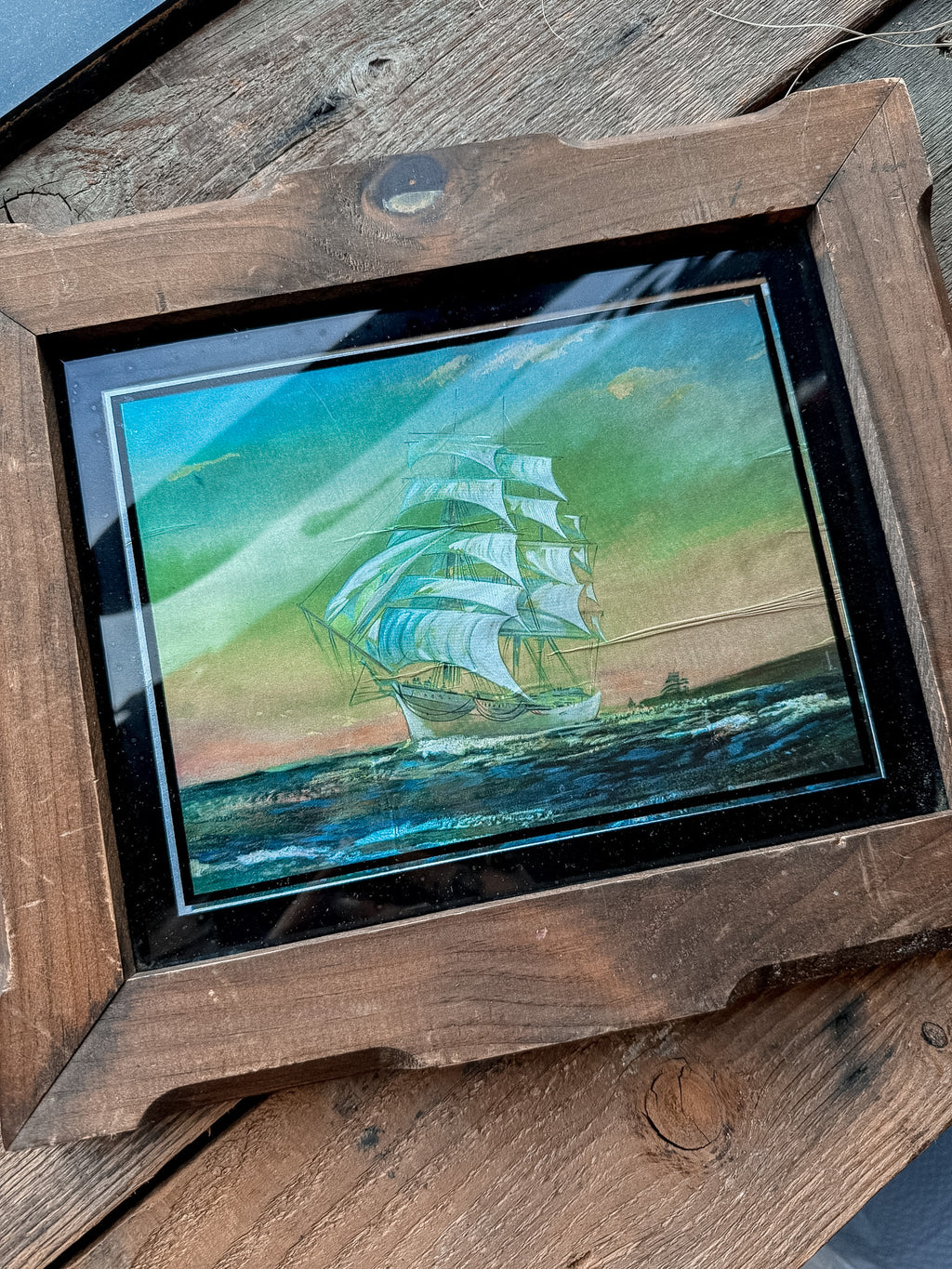 Ship Foil Painting