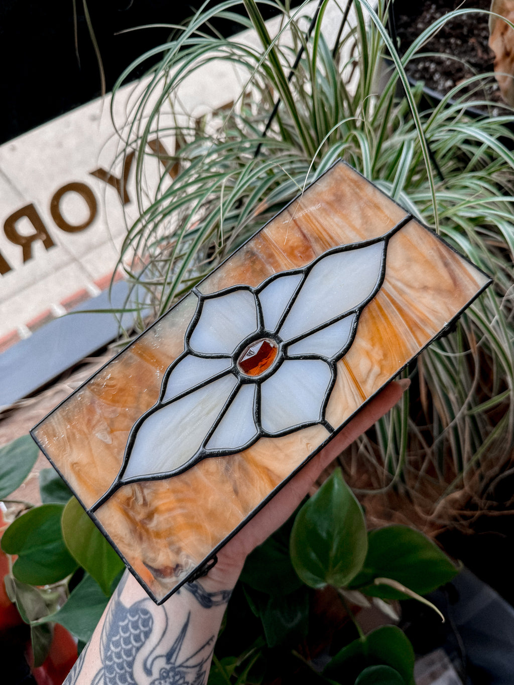 Stained Glass Music Box