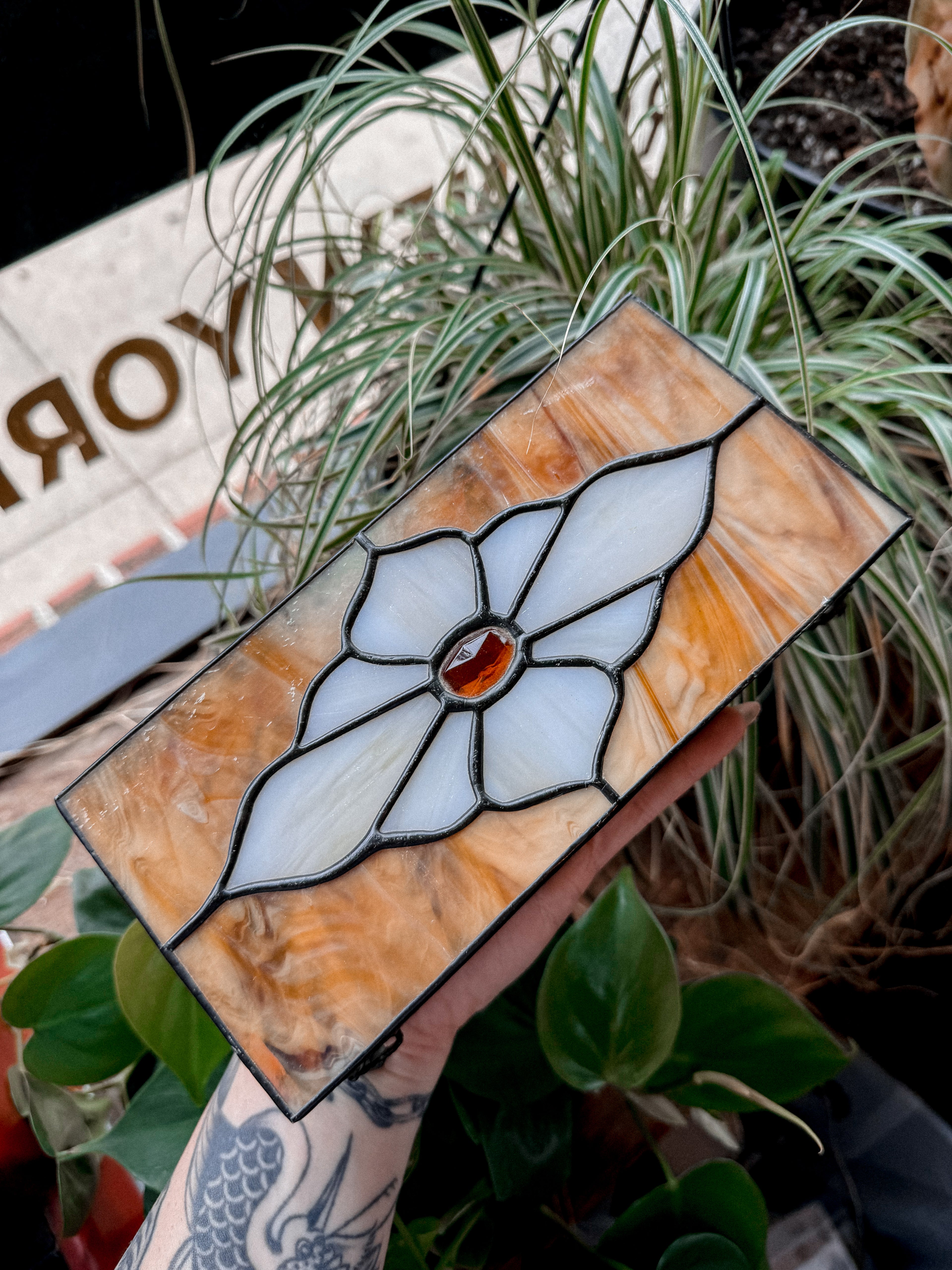 Stained Glass Music Box