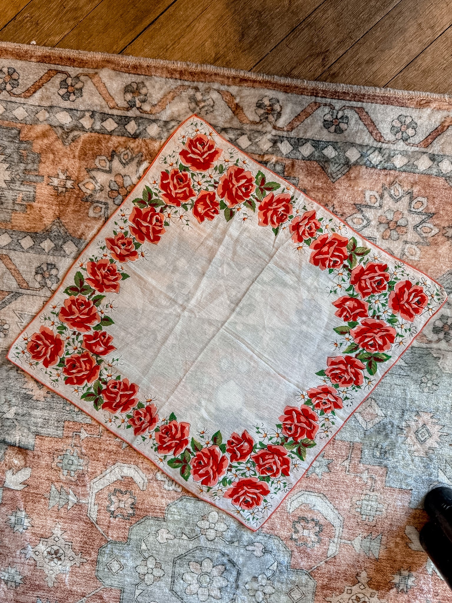 Red Rose Hanky