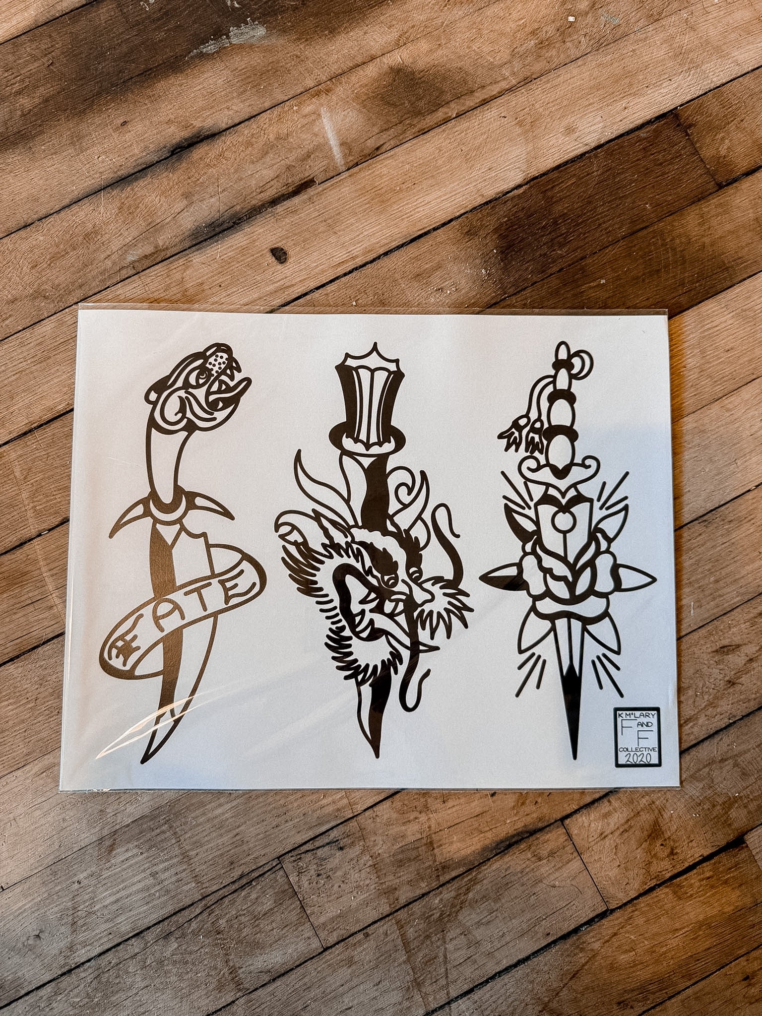 Daggers Print 11x14"