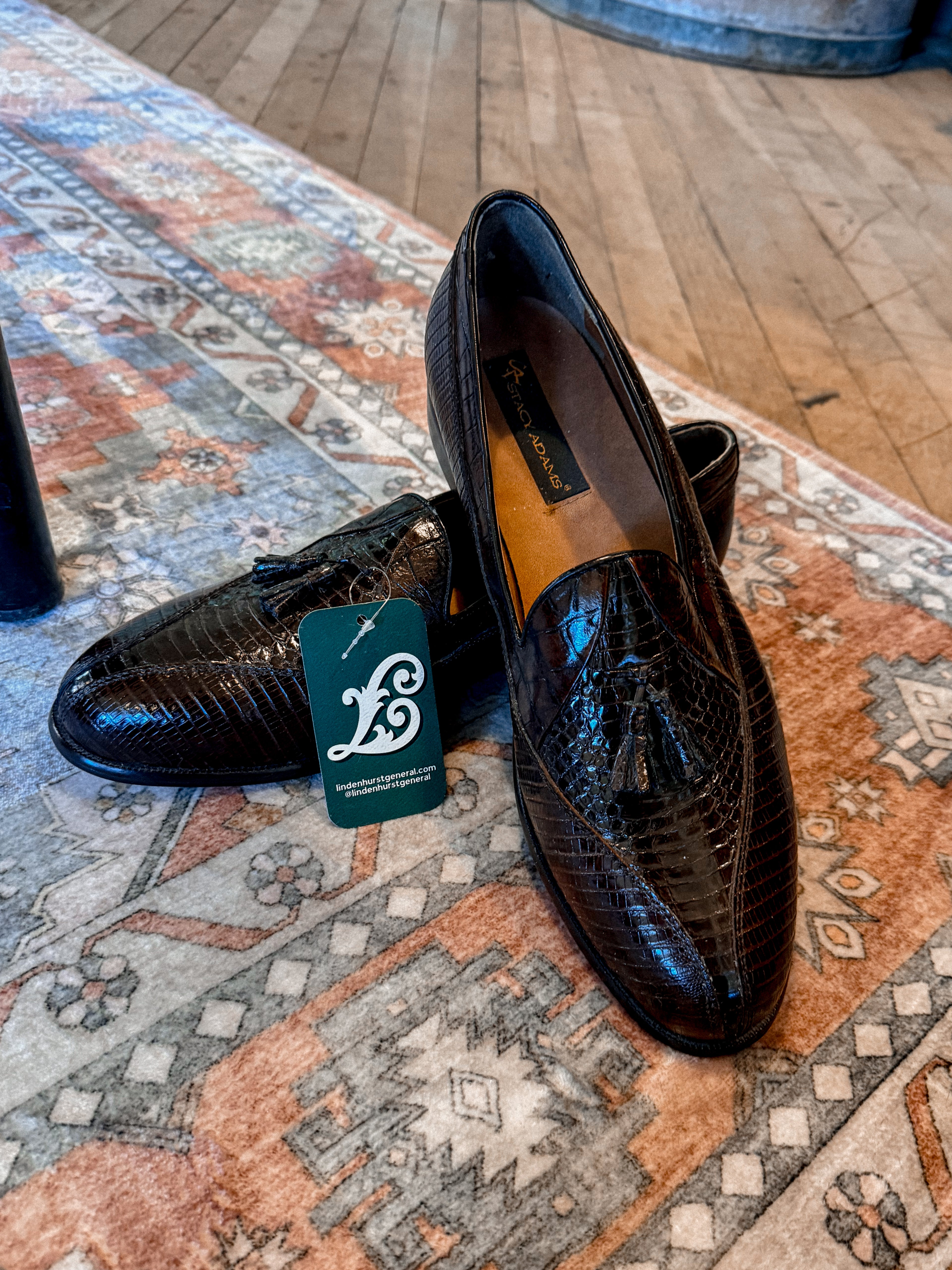 Genuine Snake Loafers - Sz 13