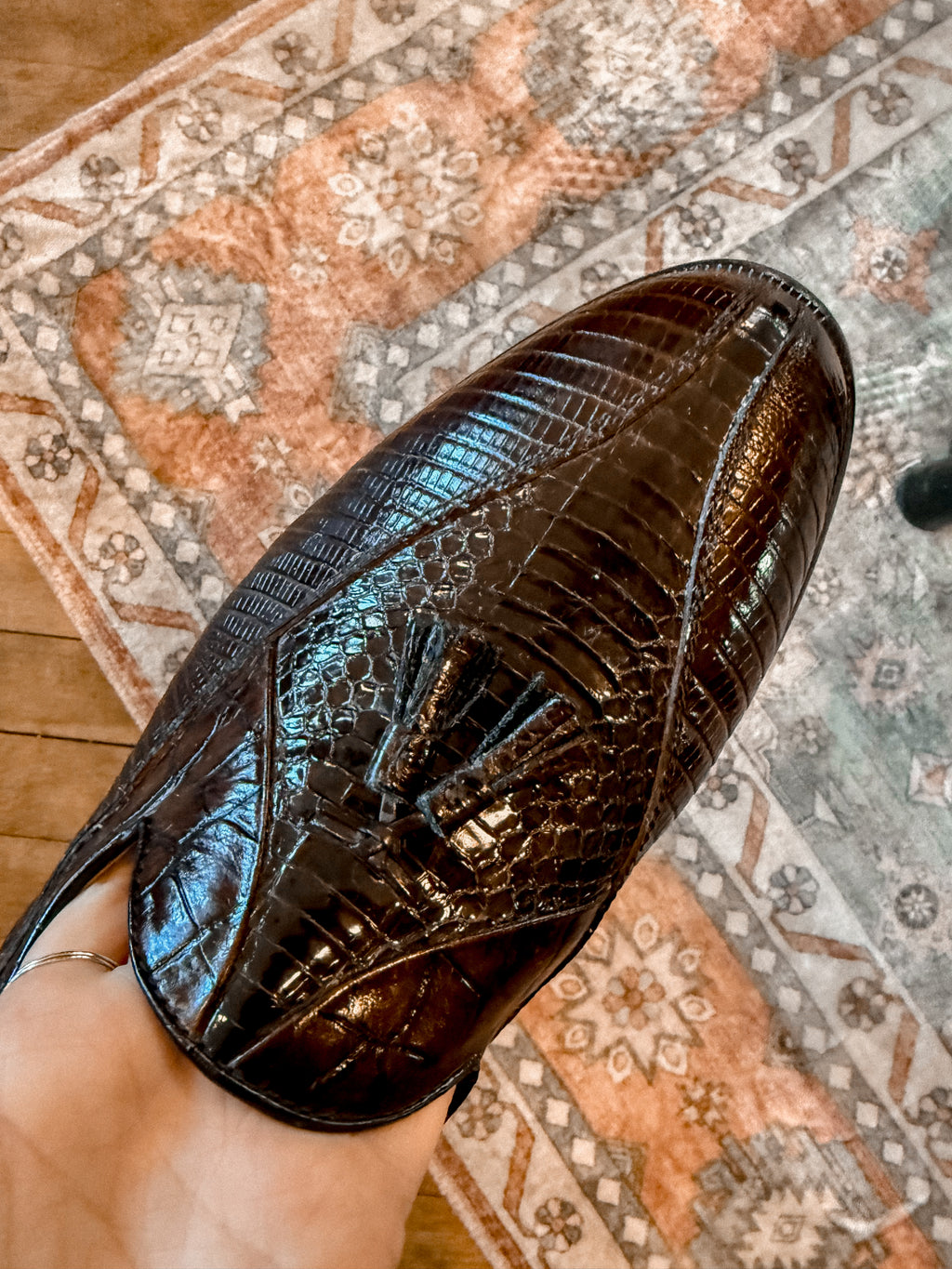 Genuine Snake Loafers - Sz 13