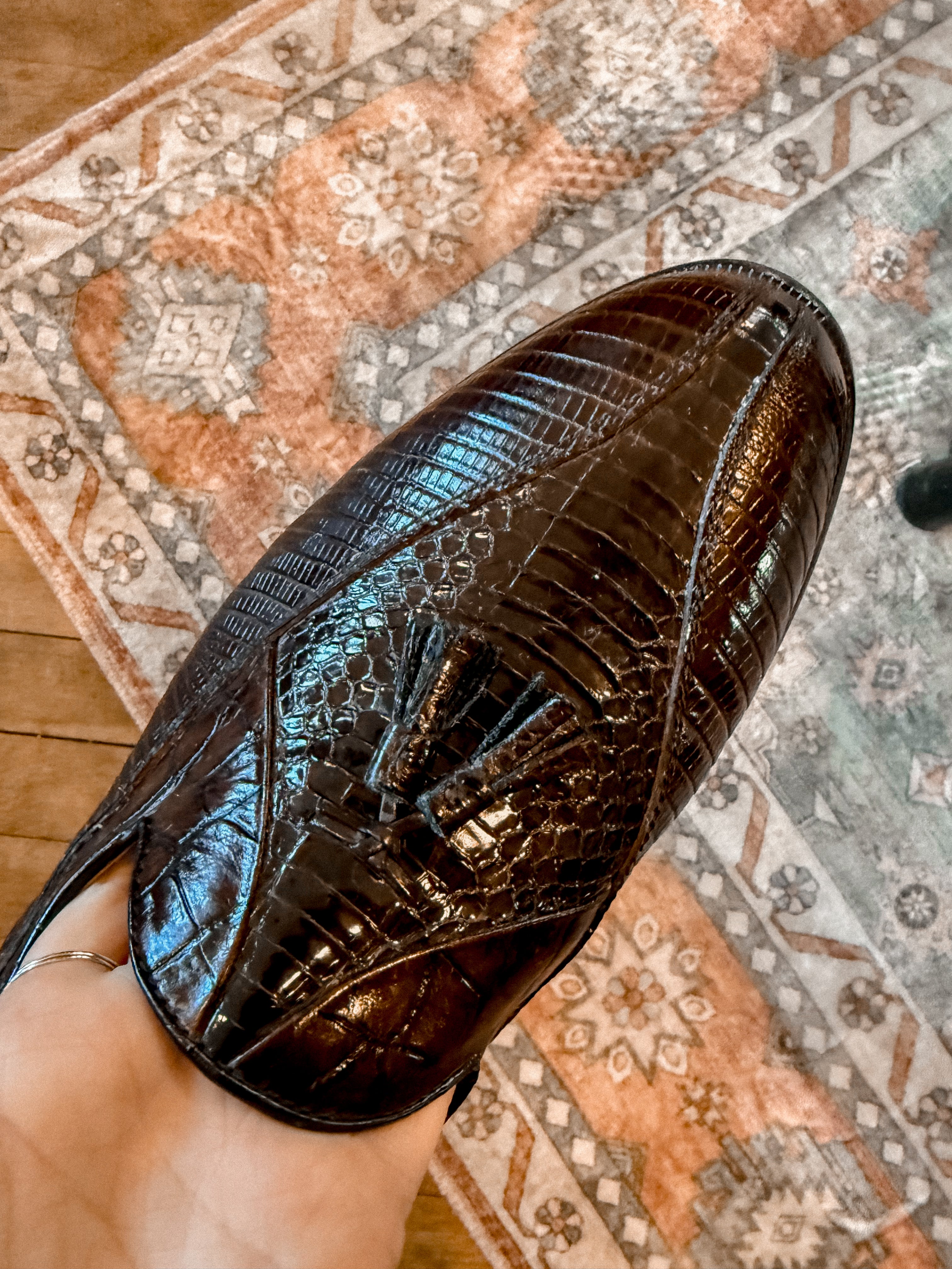 Genuine Snake Loafers - Sz 13
