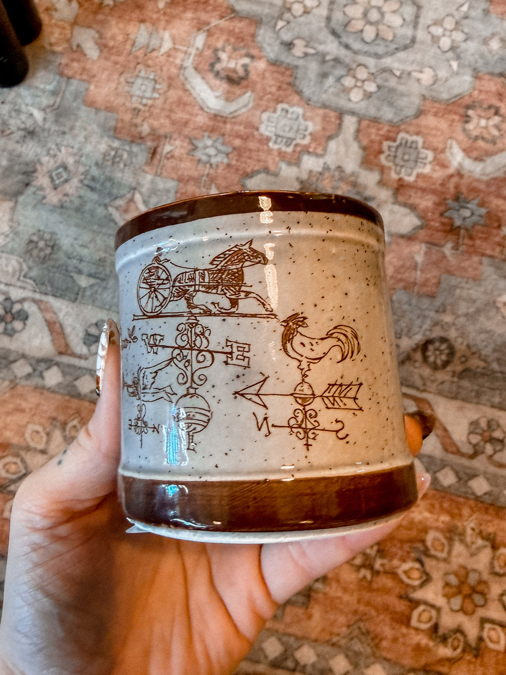 Mini Country Crock Pen Holder