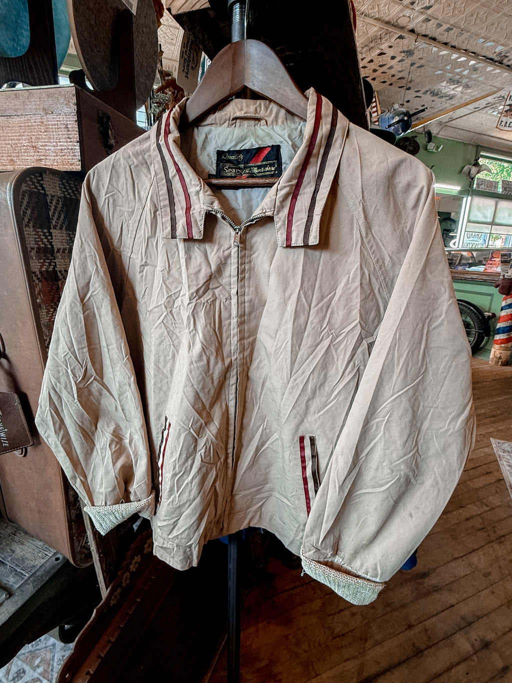 Tan Windbreaker
