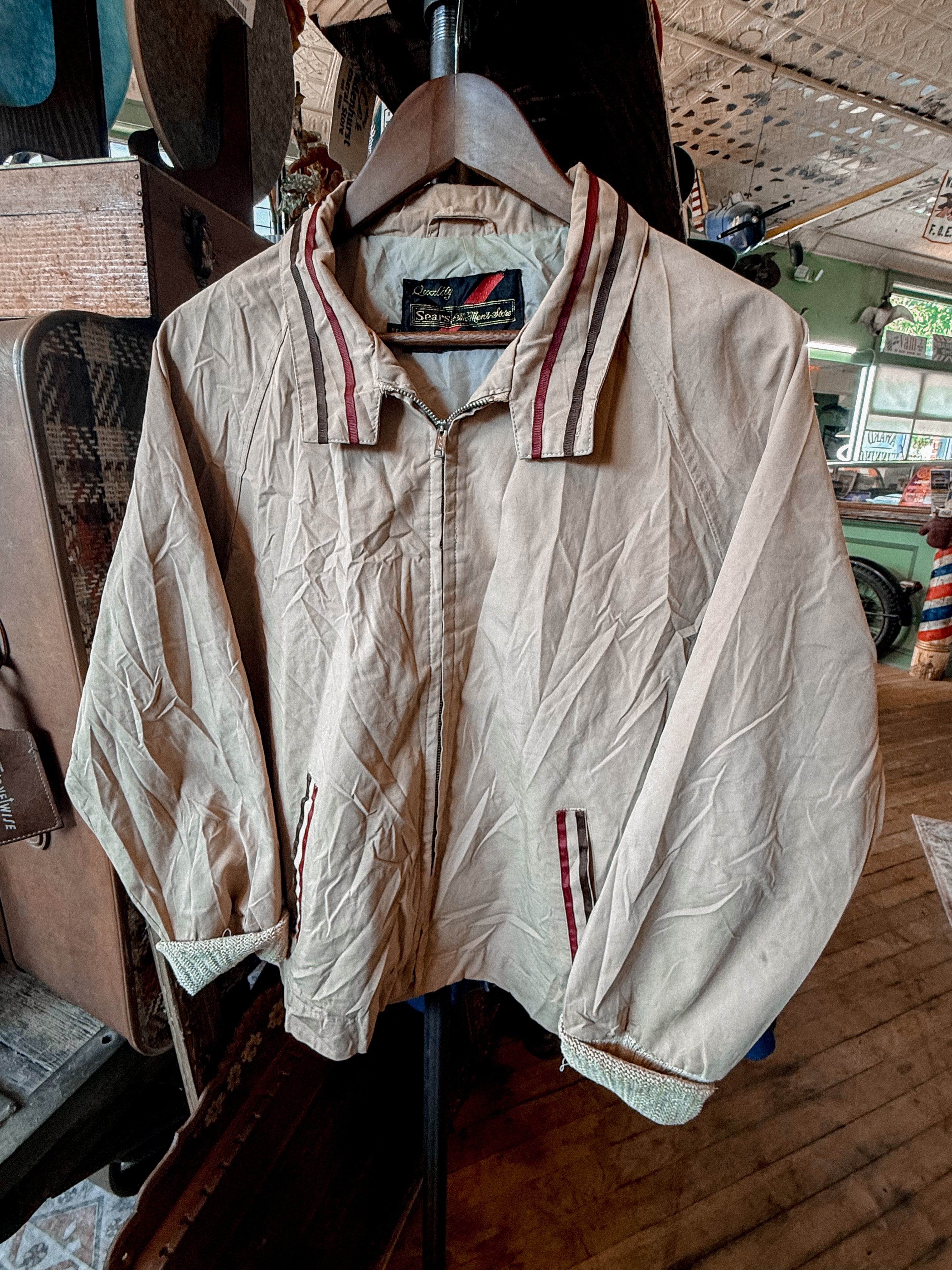 Tan Windbreaker