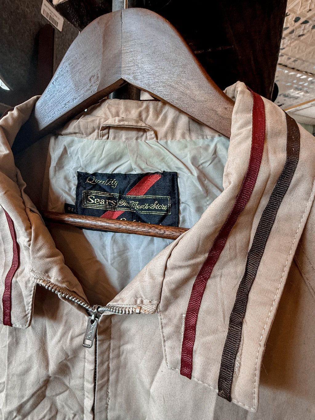 Tan Windbreaker