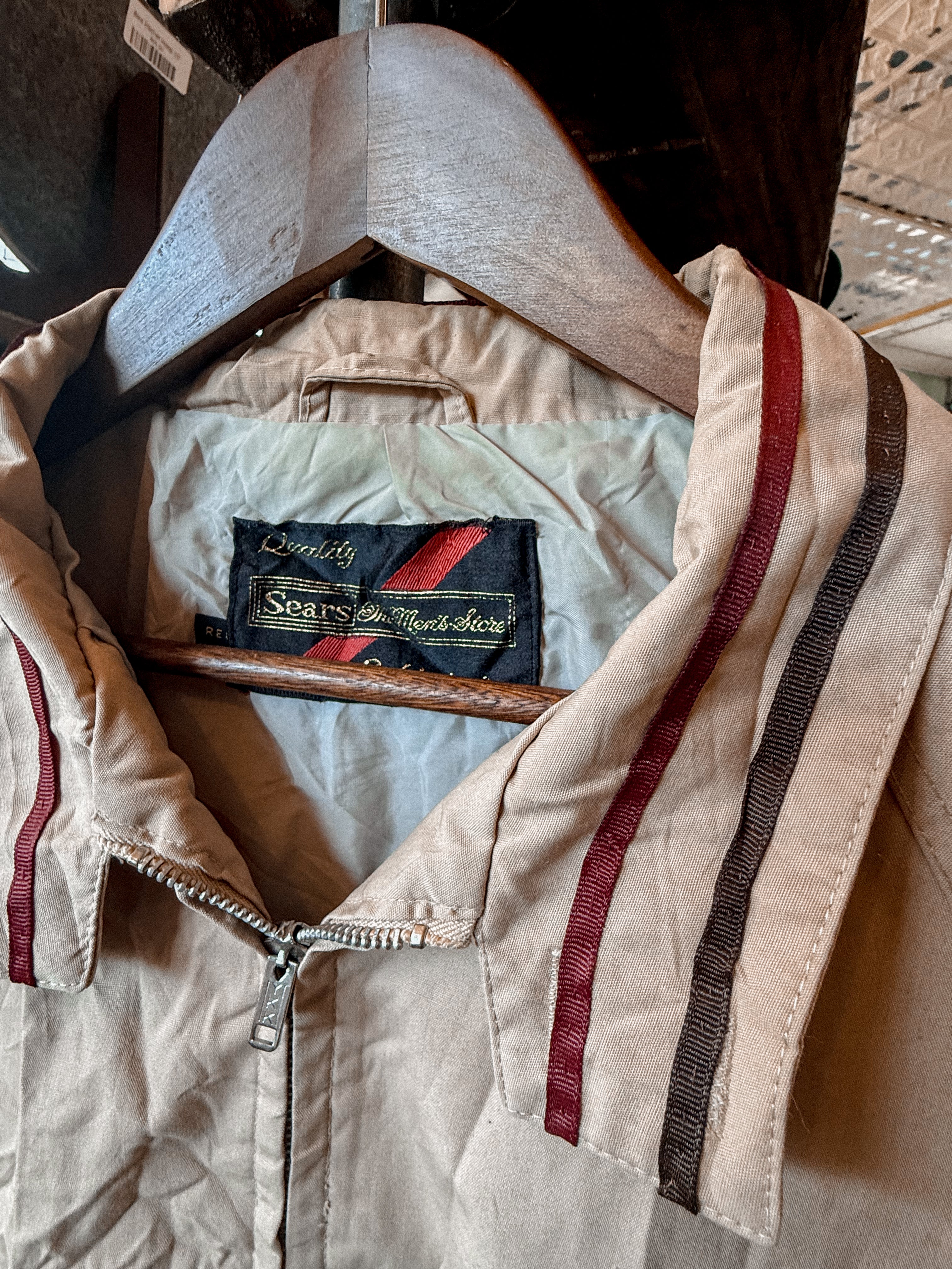 Tan Windbreaker