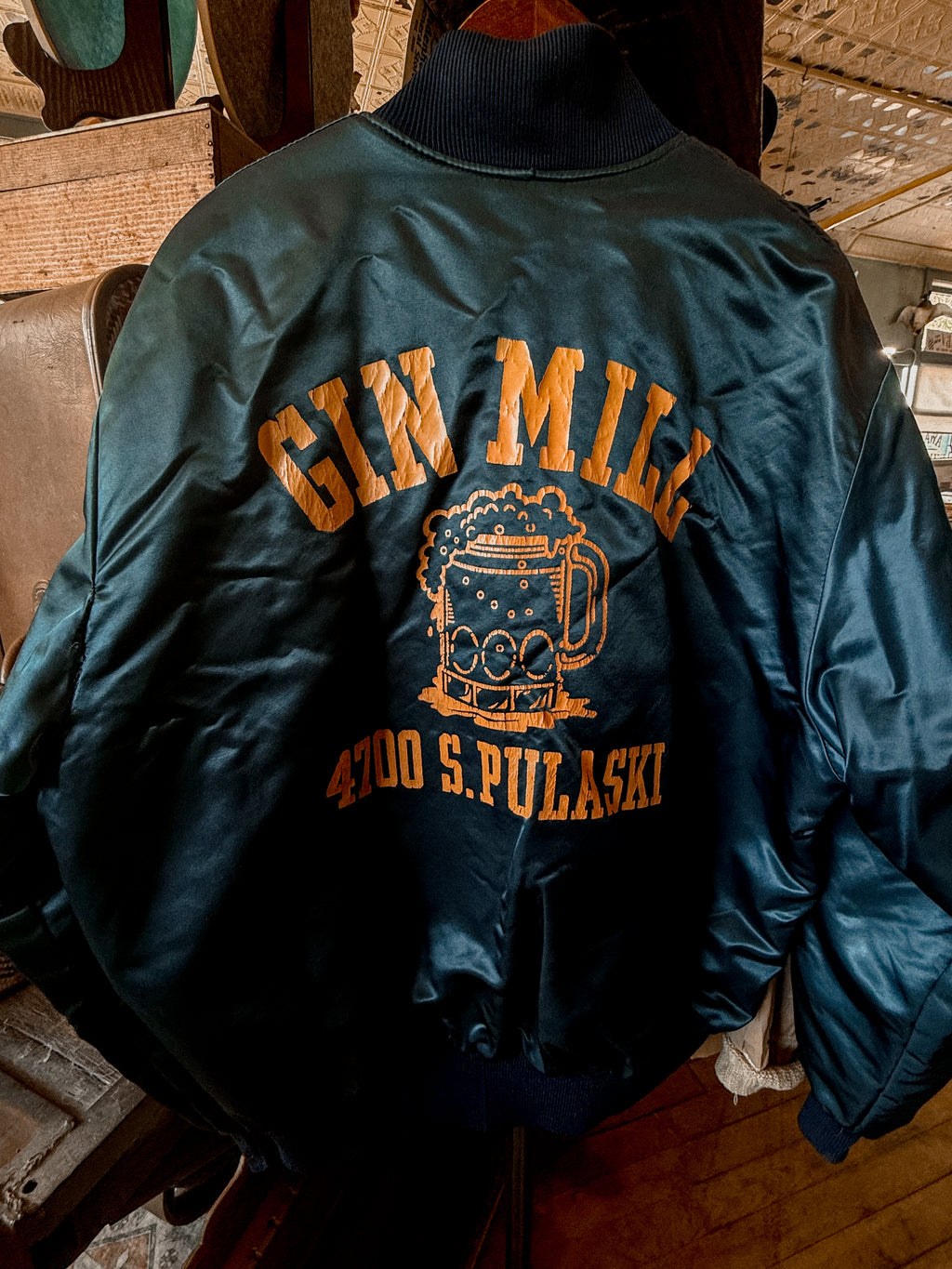 Satin Gin Mill Bomber - XLarge