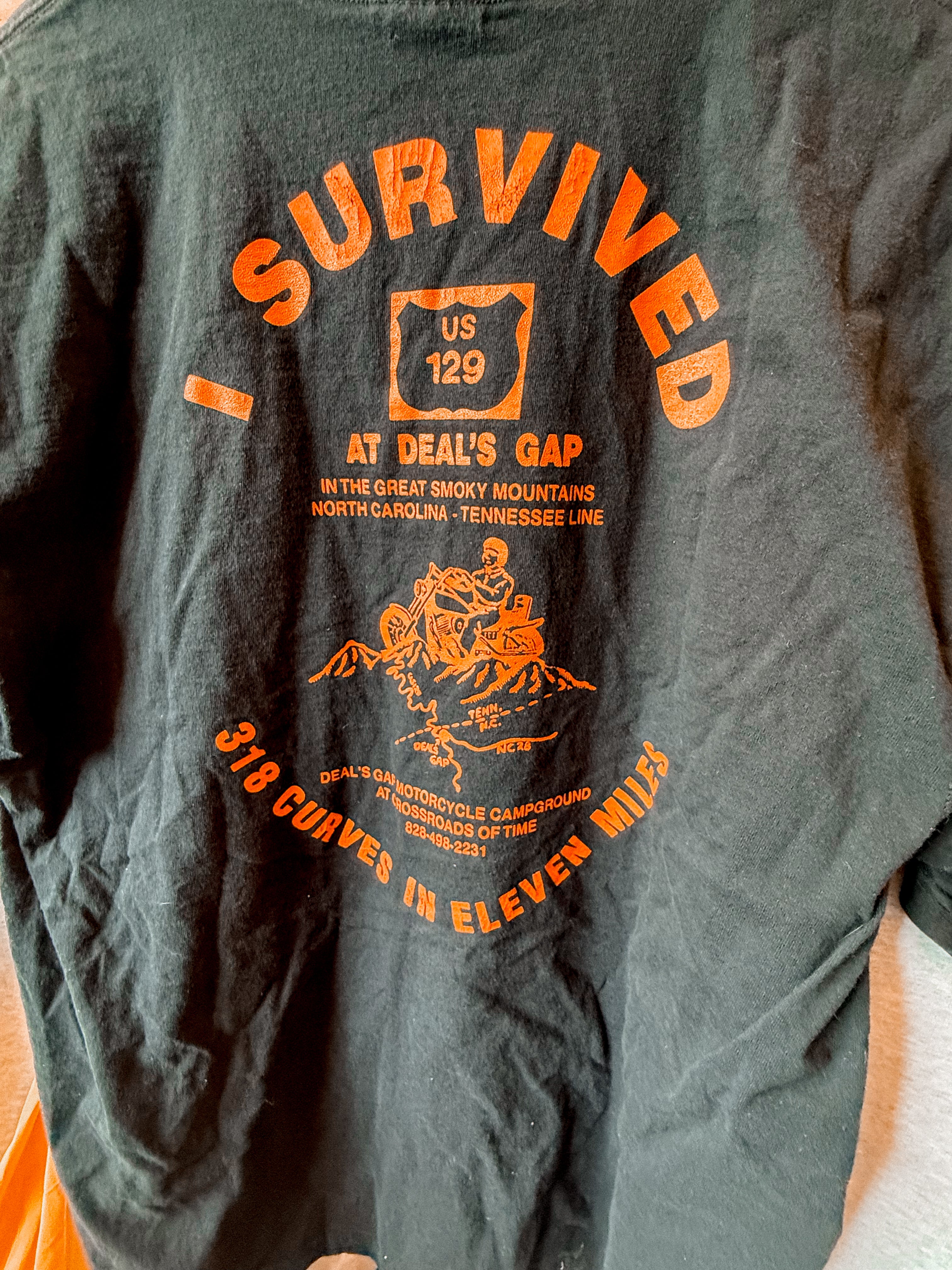 I Survived Deal's Gap T Shirt