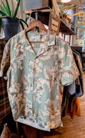 Lucky Brand Linen Cotton Tropic Shirt - Large