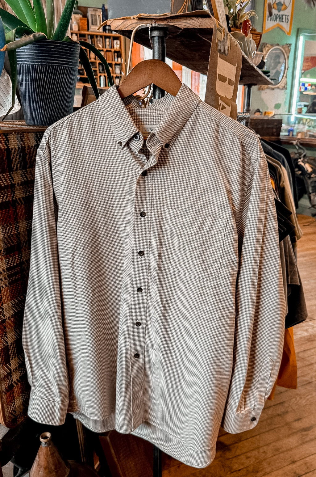 LL Bean 100% Cotton Shirt - Large