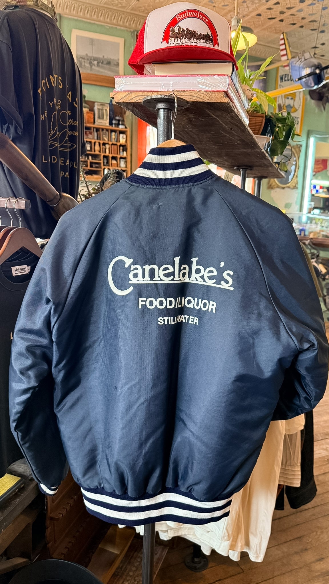 Canelake's (Candies) Food/ Liquor Satin Bomber