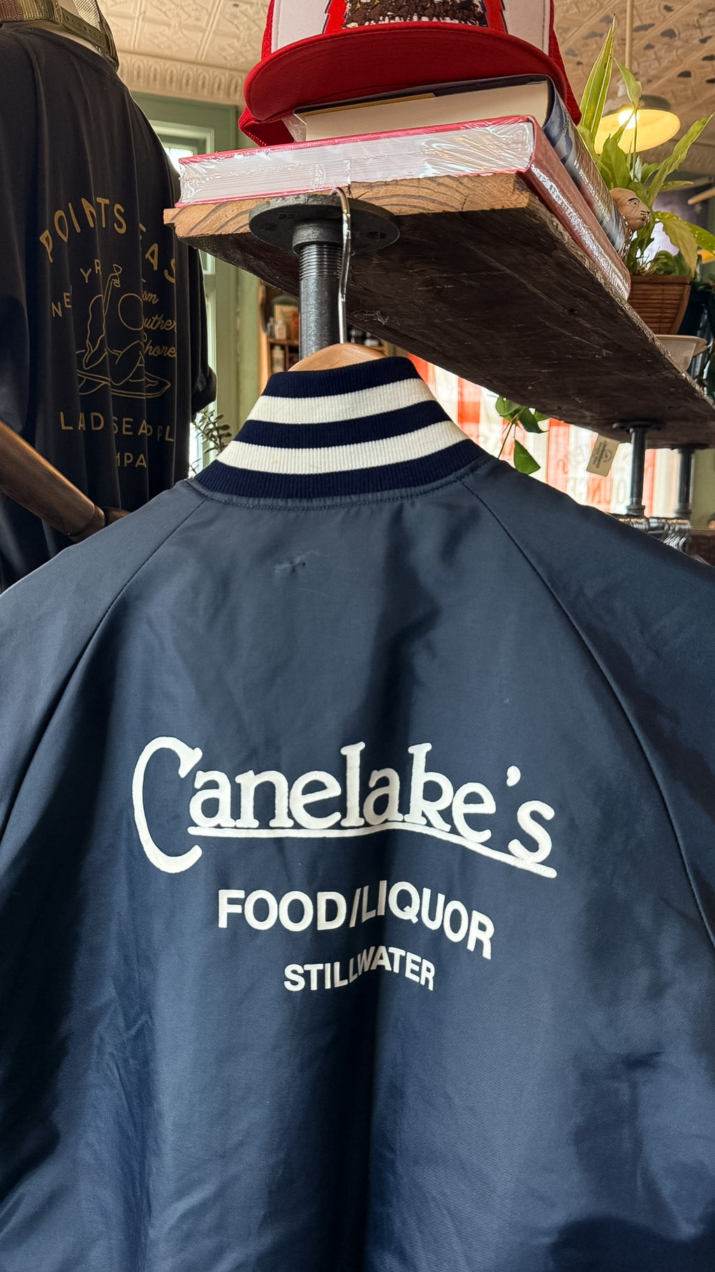 Canelake's (Candies) Food/ Liquor Satin Bomber