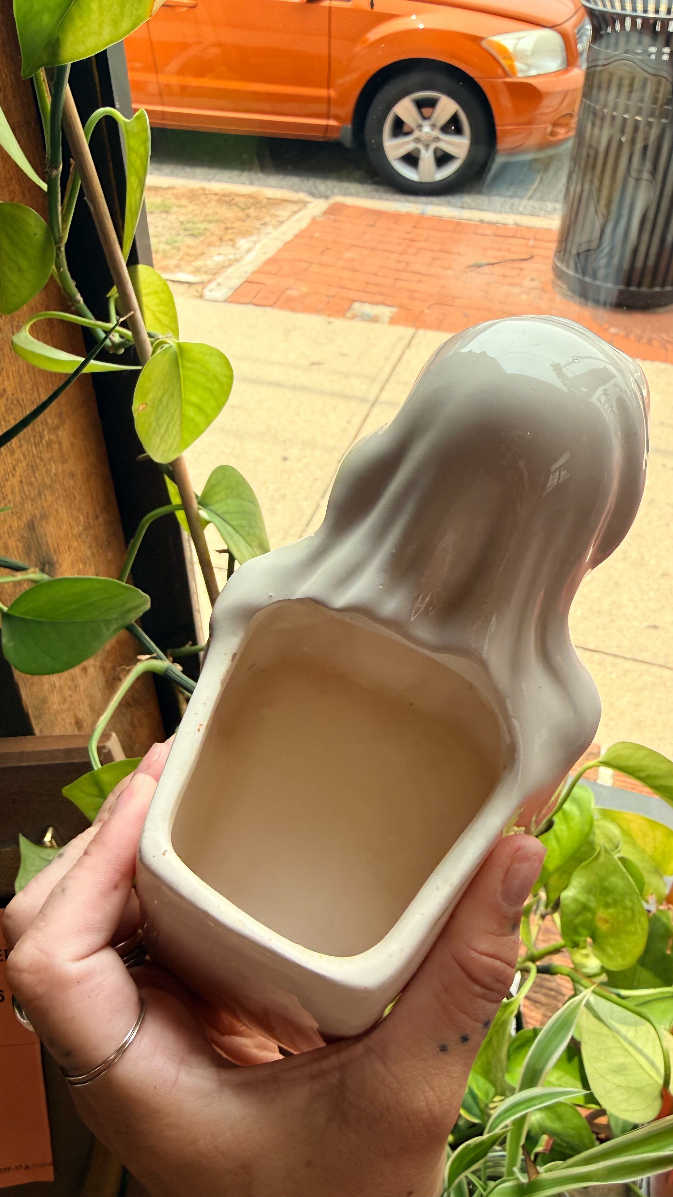 Mary Planter Statue