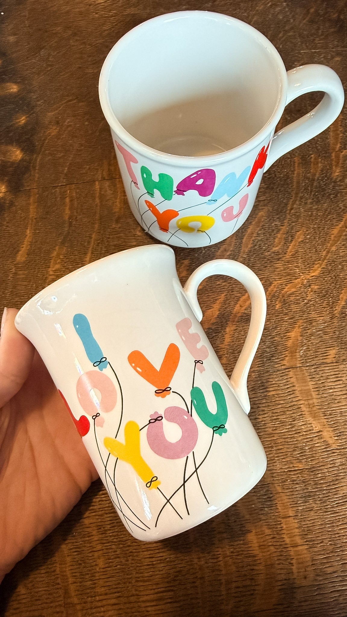 80s I Love You Balloon Mug