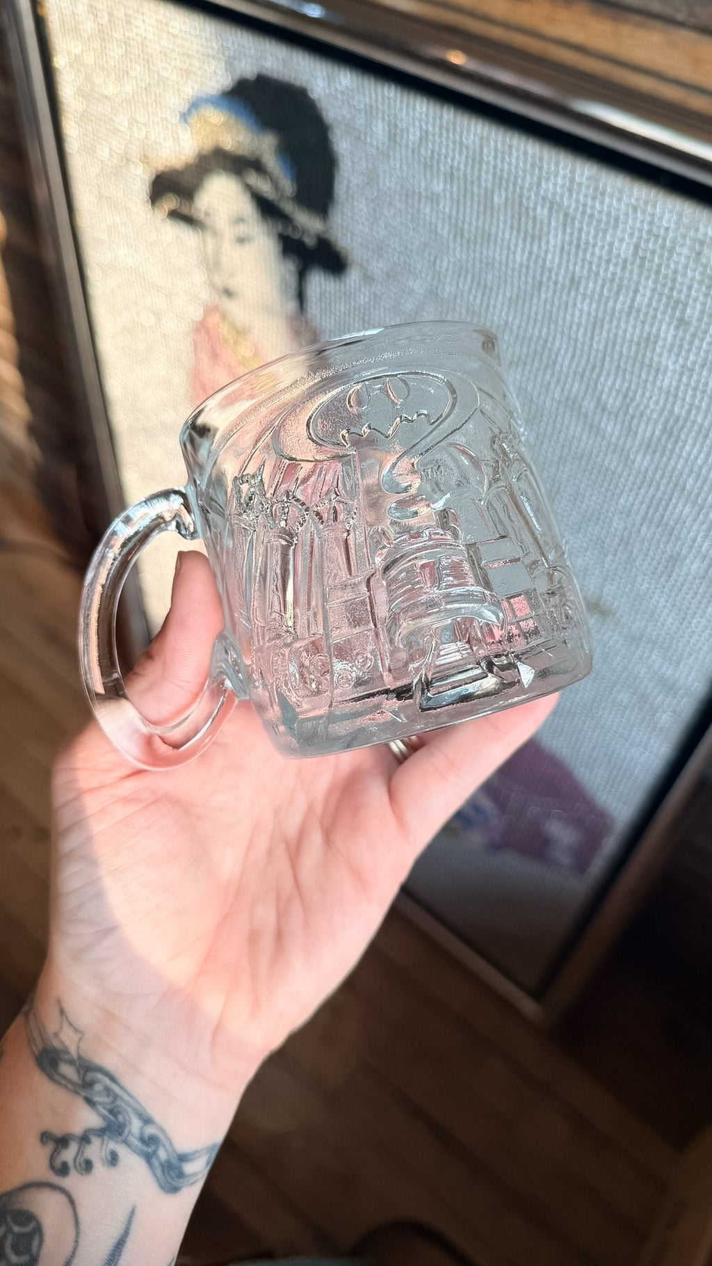 1995 Batman Forever Mcdonalds Mug The Riddler