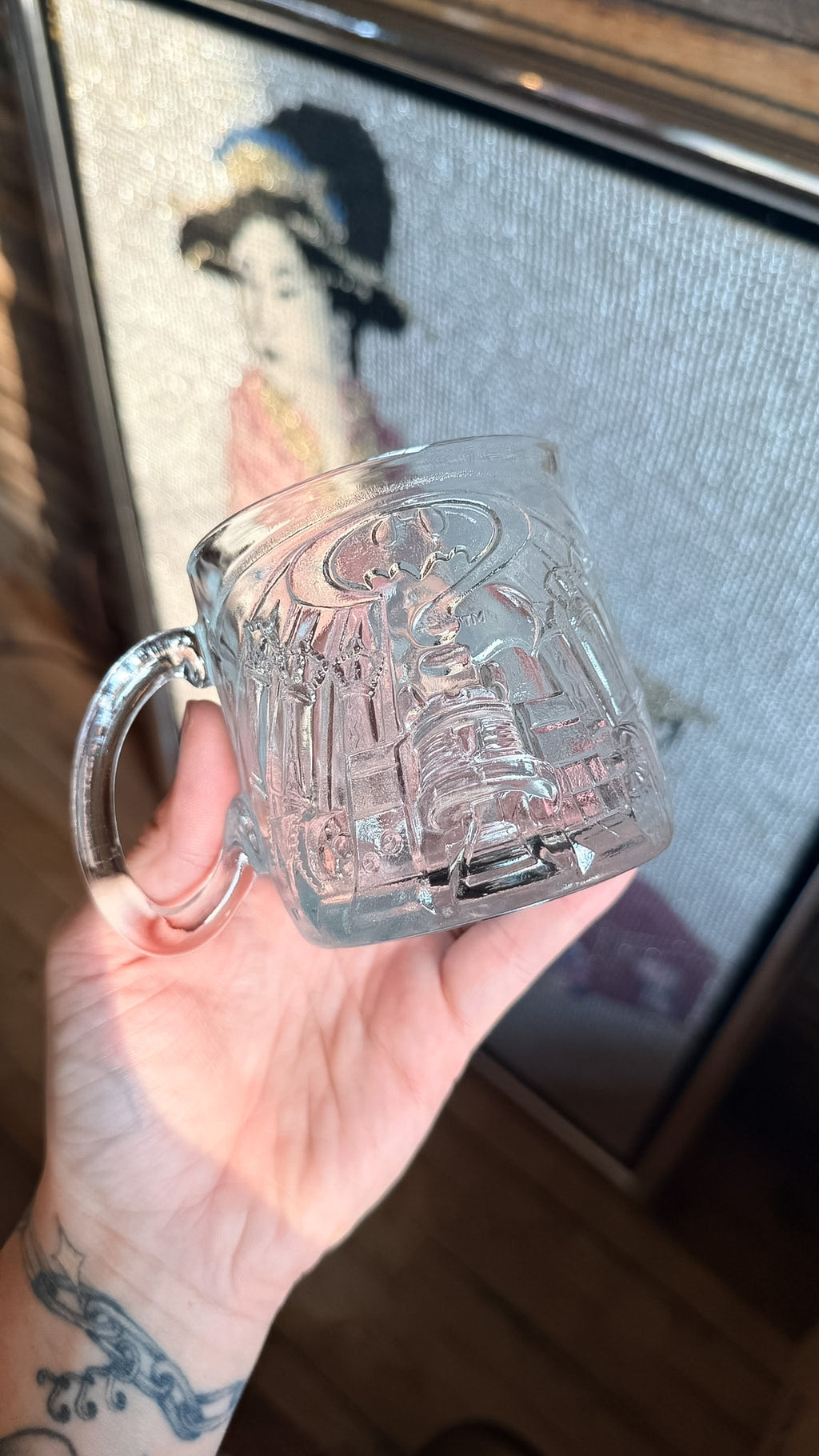 1995 Batman Forever Mcdonalds Mug The Riddler